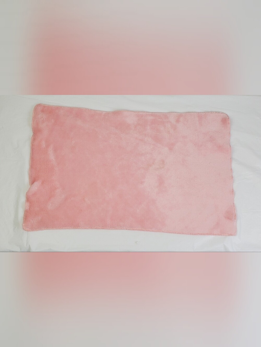 American Girl Pink Microfiber Fleece Blanket Towel Replacement Accessory - EUC